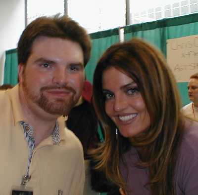 Mike Helba, with Tracy Scoggins.
